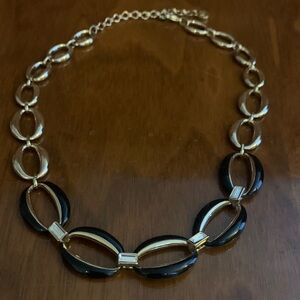 Elegant Black and Gold Necklace